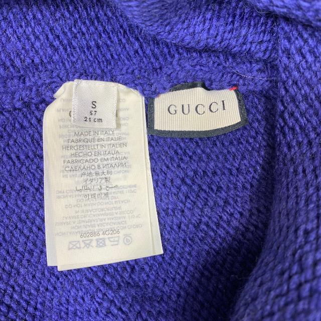 GUCCI グッチ GG LOGO KNIT BAENIE 602886 4G206 ケーブルニット 