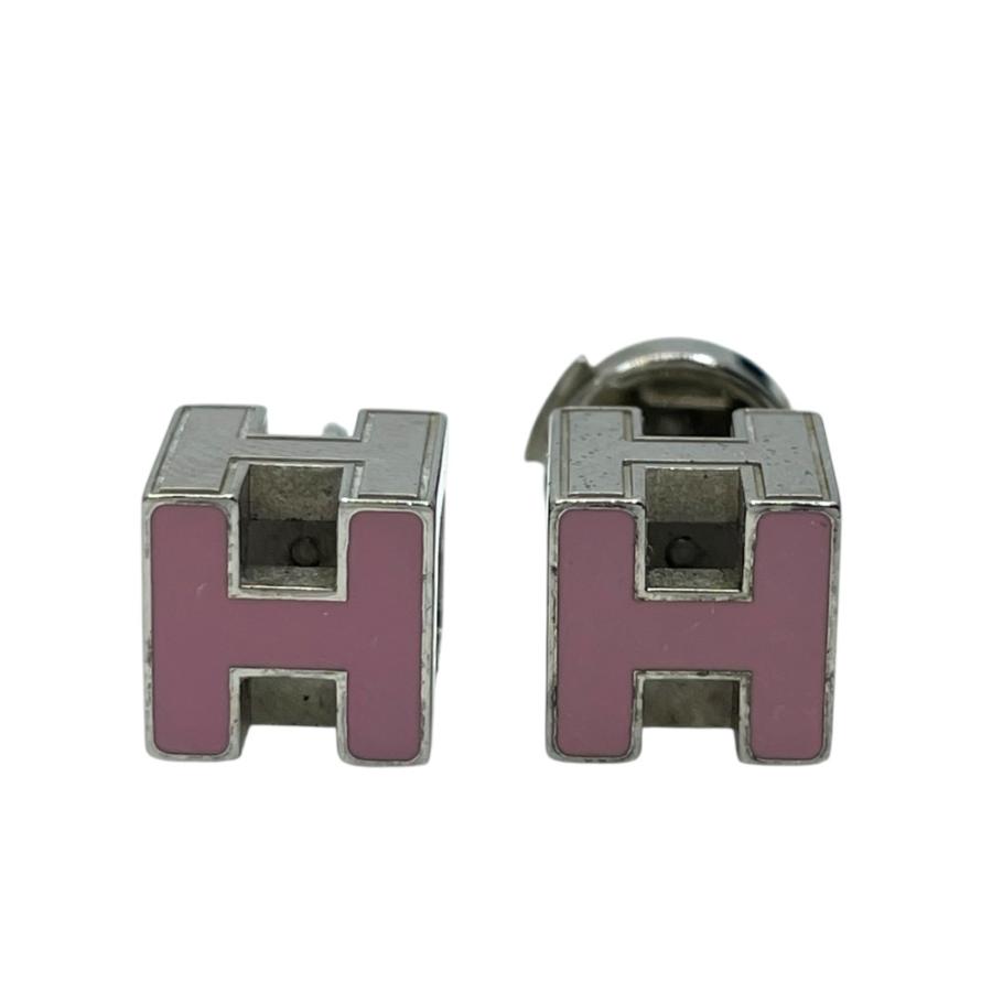 HERMES（エルメス） ピアス カージュドアッシュ Hキューブ