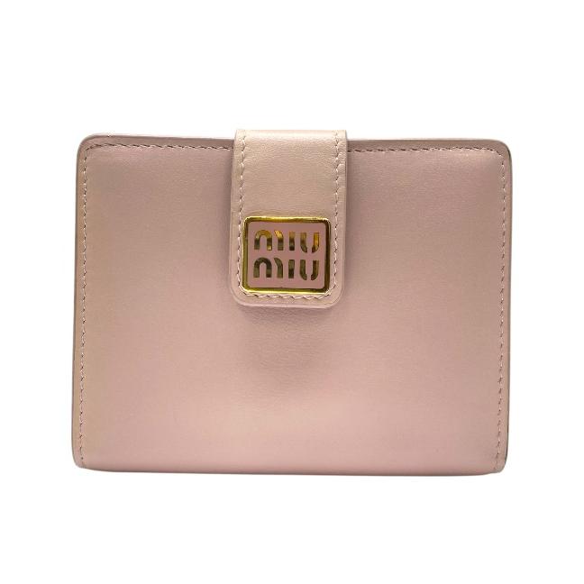 miu miu（ミュウミュウ） 42385 財布 二つ折り財布 折財布 コンパクト