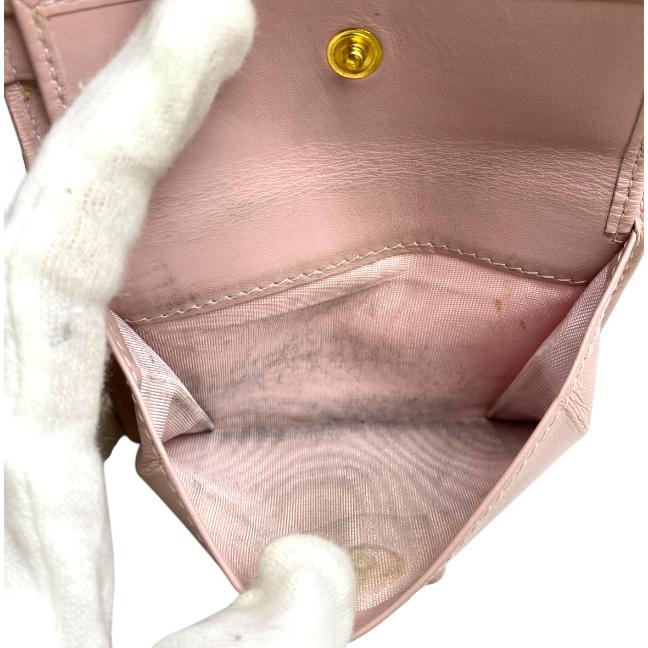 miumiu 二つ折り財布 miu miu（ミュウミュウ） 42385 財布 二つ折り財布 折財布 コンパクト