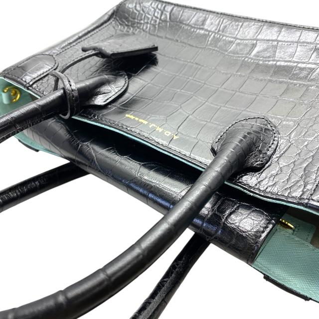 ADMJ ブラック/ミント ハンドバッグ ADMJ ブラック/ミント ハンドバッグ A.D.M.J.公式オンラインストア