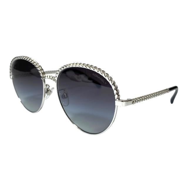 CHANEL シャネル ココマーク アイウェア メガネ 3223-Q-A C.1296 ネイビー 55□17 135 CHANEL - CHANEL シャネル サングラス アイウェア 5225-Q-A c.501/3F