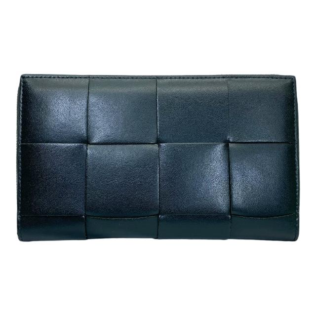 【美品】BOTTEGA VENETA ボッテガ ラウンドファスナー 長財布 BOTTEGA VENETA ラウンドファスナー長財布 バイカラー スカイ