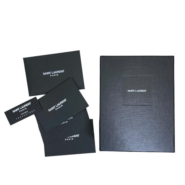 SAINT LAURENT PARIS サンローラン コンパクトウォレット（黒） SAINT LAURENT 【並行輸入品】サンローラン パリ 三つ折り財布