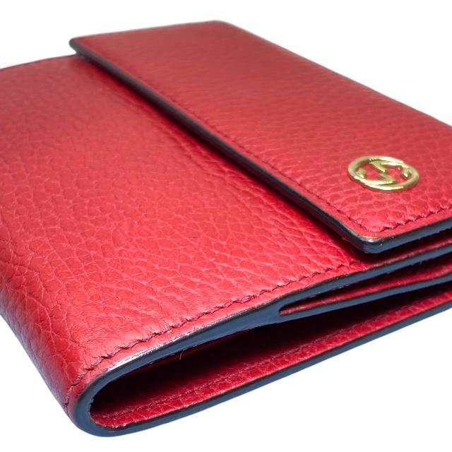 GUCCI（グッチ） 449405 インターロッキングG 財布 二つ折り財布 折り
