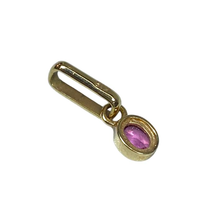TRUSSARDI トラサルディ チャーム トップ アクセサリー ルビー 