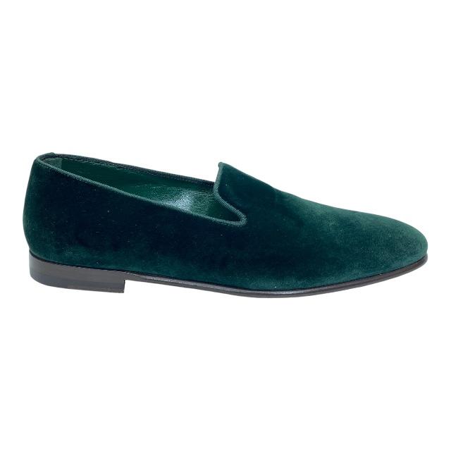 Manolo Blahnik フラットシューズ ベロア HANGISI】ベルベット フラットシューズ（シューズ）｜MANOLO