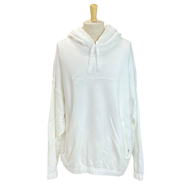 Giorgio Armani ホワイトパーカー 46サイズ Giorgio Armani ホワイトパーカー 46サイズ アルマーニ