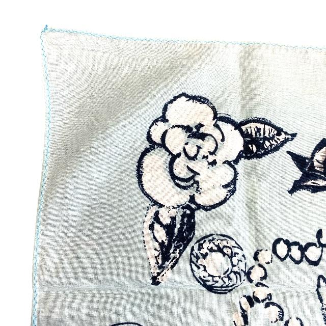 CHANEL（シャネル） スカーフ ハンカチ バンダナ カメリア ロゴ ココ
