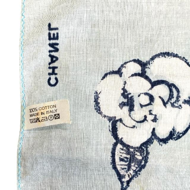 CHANEL（シャネル） スカーフ ハンカチ バンダナ カメリア ロゴ ココ