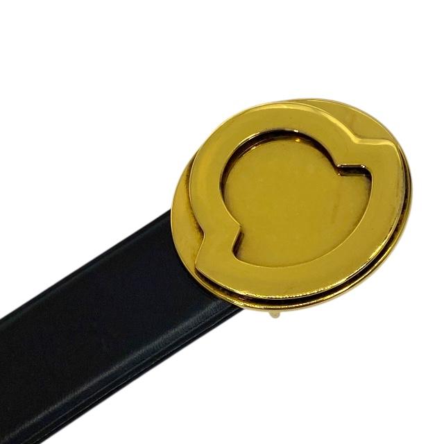 MONCLER（モンクレール） ベルト アクセサリー ロゴ バックル レザー