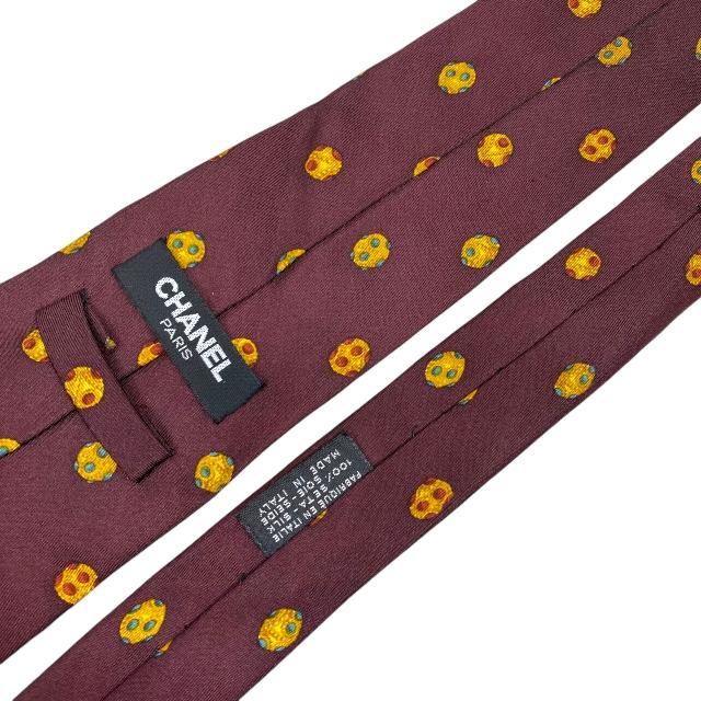 【CHANEL】ネクタイ　千鳥格子　ココマーク　シャネル　美品 ✨極美品✨ CHANEL シャネル ネクタイ ココマーク ビジネス