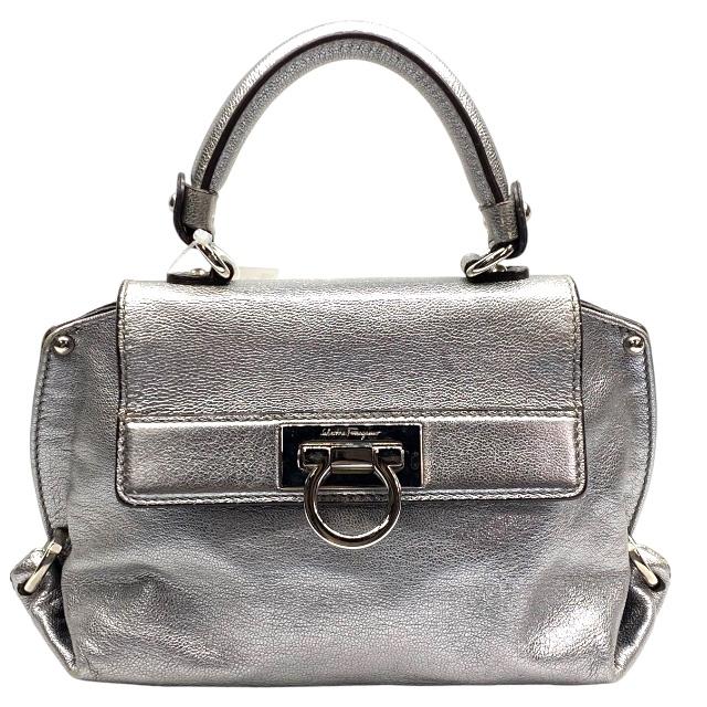 FERRAGAMO Salvatore Ferragamo フェラガモ ガンチーニ ハンドバッグ 