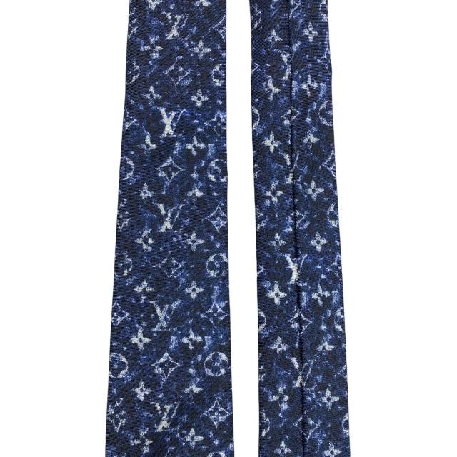 ルイヴィトンネクタイ LOUIS VUITTON 【美品】LOUIS ルイ ヴィトン 7CM M78882 ネクタイ