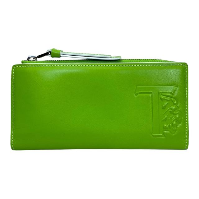 TOD'S トッズ 財布 グリーン 楽天市場】トッズ TOD'S 長財布 二つ折長財布 財布 レザー