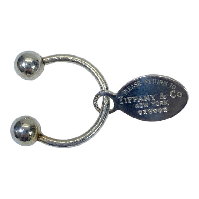 TIFFANY&Co. ティファニー キーリング キーホルダー sv925 シルバー ロゴ 1005a3159oSENSE Yahoo