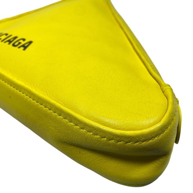 BALENCIAGA バレンシアガ クラッチバッグ グリーン トライアングル