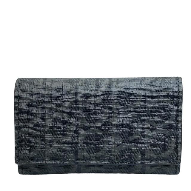 極美品！Ferragamo フェラガモ 6連キーケース ガンチーニ ブラック FERRAGAMO フェラガモ ガンチーニ キーケース 6連 キーリング