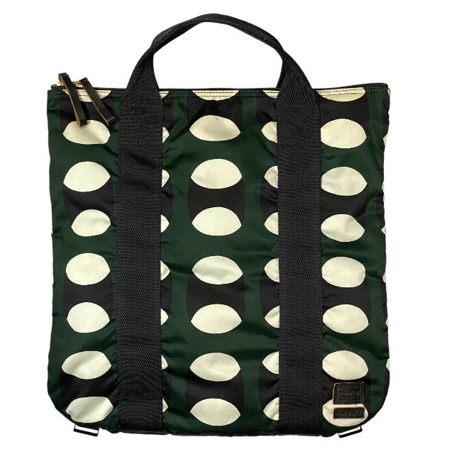 MARNI×PORTER/Tote bag/Nylon/BLK/Reversible | eBay
