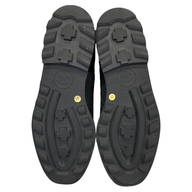 CHANEL シャネル シューズ ブーツ ショートブーツ レースアップ
