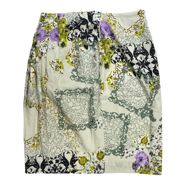 ETRO エトロ スカート ひざ丈 ボトムス 総柄 花柄 レーヨン