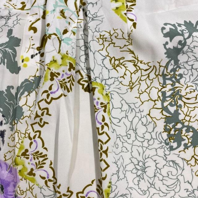 ETRO エトロ スカート ひざ丈 ボトムス 総柄 花柄 レーヨン