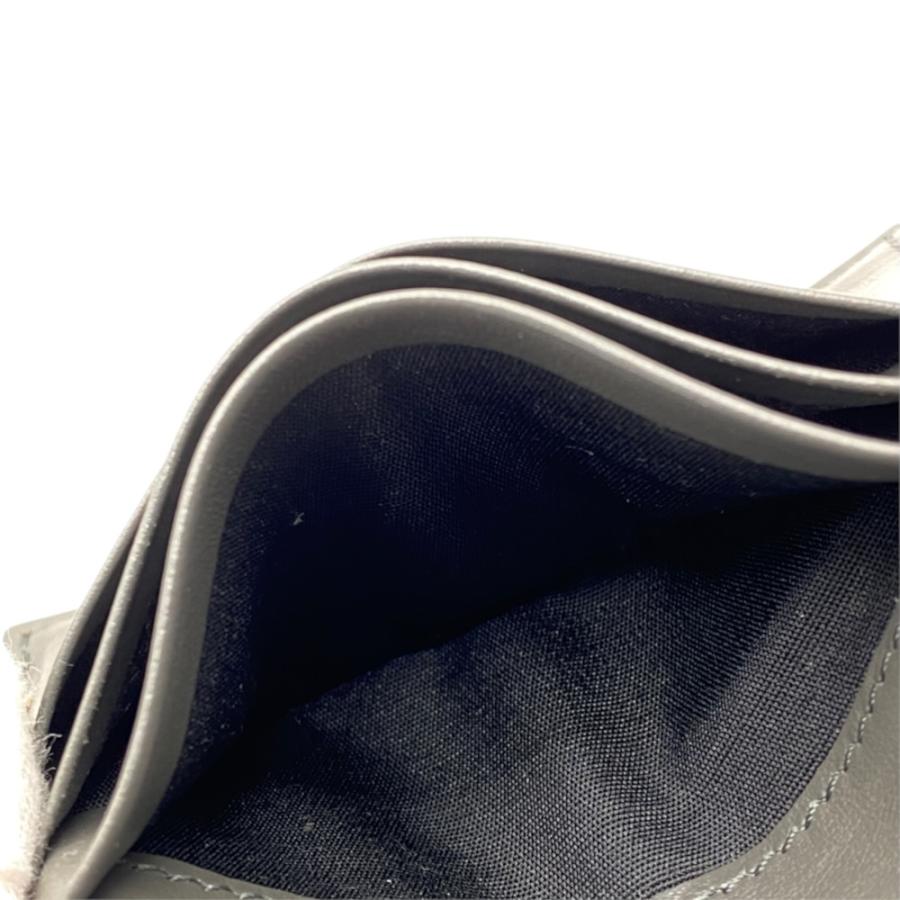 付属品完備 セリーヌ 折り財布 トリオンフ レザー グレー コンパクト CELINE（セリーヌ） トリオンフ 三つ折り財布 コンパクトウォレット
