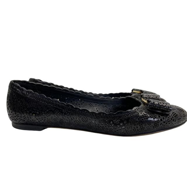 Salvatore Ferragamo パンプス ヴァラリボン ブラック Salvatore Ferragamo(サルヴァトーレフェラガモ) ヴァラリボン