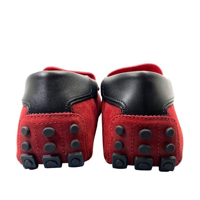 未使用 TOD'S Ferrari ドライビングシューズ レッド 10 1/2 TOD'S（トッズ） 【未使用】TODS Ferrari フェラーリ ローファー