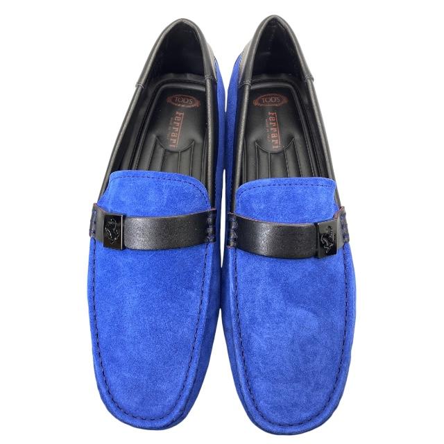 TOD'S 【未使用】TODS トッズ Ferrari フェラーリ 靴 ローファー