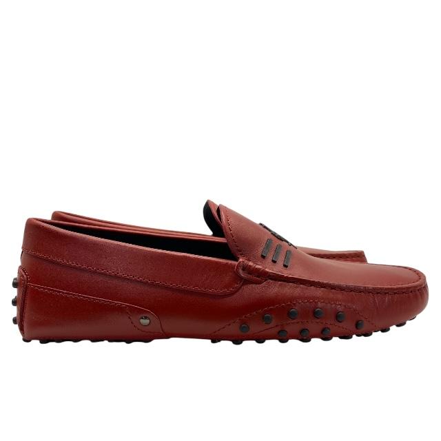 未使用　トッズ フェラーリ コラボ メンズ　ドライビングシューズ 　赤　30㎝ TOD'S 【未使用】TODS トッズ Ferrari フェラーリ 靴 シューズ