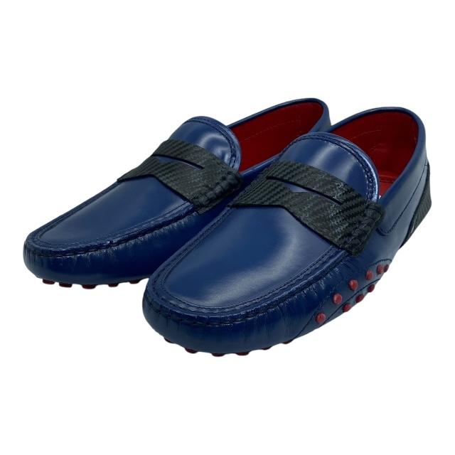 み*ん様 新品　TOD'S for Ferrari ローファー 黒/青 み*ん様 新品 TOD'S for Ferrari ローファー 黒/青 み*ん様 新品