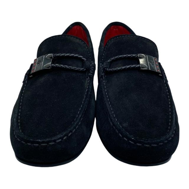 未使用】TODS トッズ Ferrari フェラーリ 靴 シューズ ローファー 