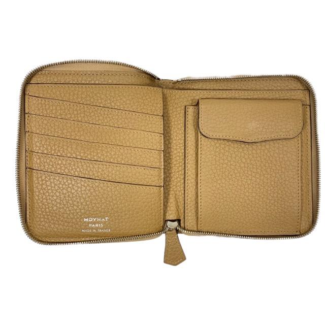MOYNAT モワナ コンパクトウォレット 二つ折り ラウンドファスナー