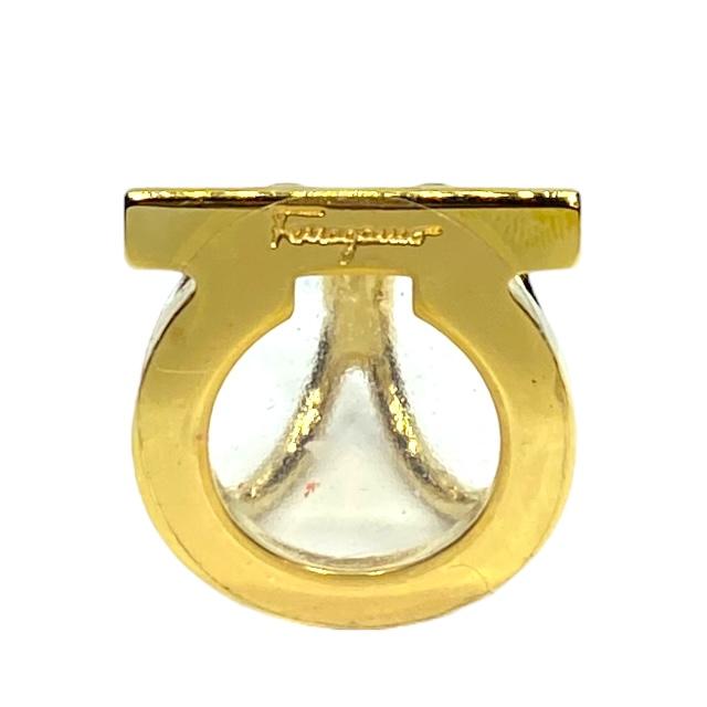 美品✨Salvatore Ferragamo カフリンクス ゴールド ガンチーニ Salvatore Ferragamo ゴールド ゴシック ガンチーニ Made In
