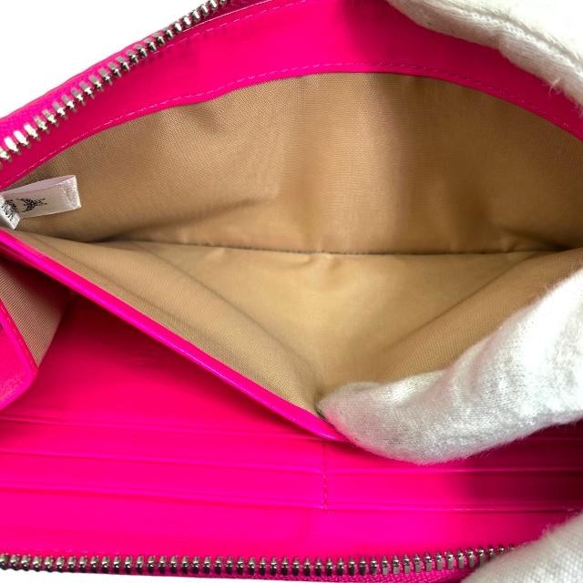 【お値下げ】MCM ピンクウォレットラウンドファスナー MCM - 値下げ MCM 財布 ピンクの通販 by S's shop｜エムシーエムならラクマ