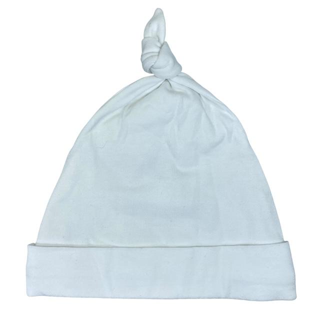 BURBERRY バーバリー 帽子 小物 アクセサリー ベビー用 キッズ 子供用 ロゴ コットン ホワイト [サイズ 42-44cm]の画像