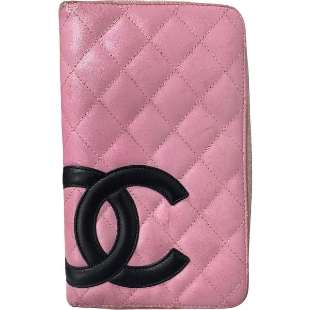 CHANEL シャネル カンボン ジッピーウォレット オーガナイザー 長財布