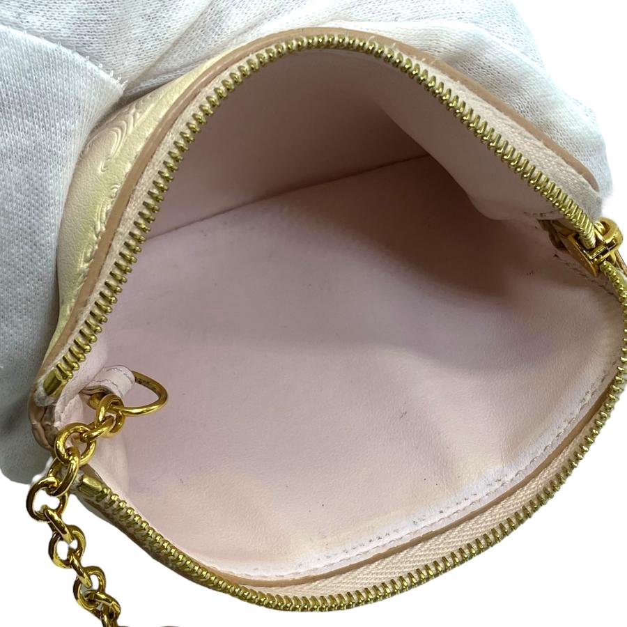 美品✨CELINE✨セリーヌ✨マカダム✨コインケース✨トリオンフ✨レディース✨ CELINE セリーヌ マカダム トリオンフ PVC×レザー 6連 キー