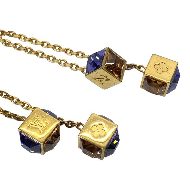 Louis Vuitton ピアス　ブックドレイユパンダン　美品 LOUIS VUITTON ルイヴィトン モノグラム ブックドレイユパンダン