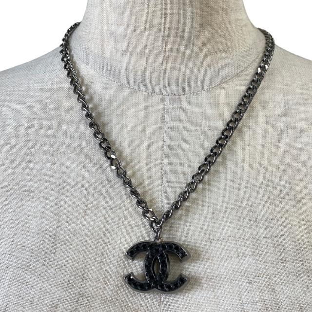 CHANEL（シャネル） ネックレス 04A ココマーク ブラックストーン