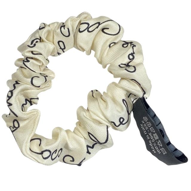 シャネルヘアコムシュシュ コーデのアクセントに♪】CHANEL《ヘアゴム シュシュ》 (CHANEL