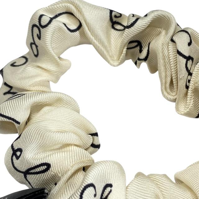 CHANEL シャネル ヘアアクセサリー シュシュ ヘアゴム 小物 ロゴ