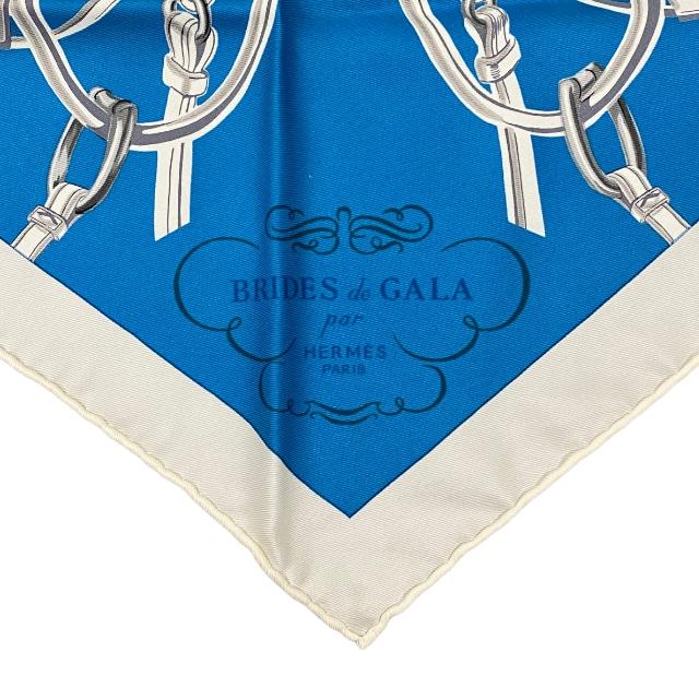 エルメス BRIDES DE GALA スカーフ ポワントゥ 三角スカーフ-
