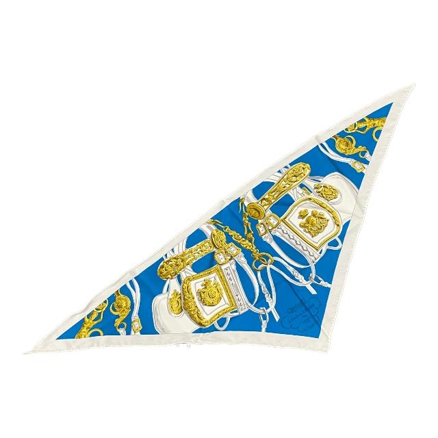 HERMES エルメス BRIDES DE GALA スカーフ ポワントゥ 三角スカーフ