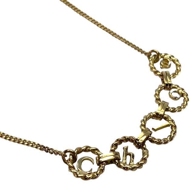 Chloé ロゴ入り ゴールドネックレス Chloe】クロエ アクセサリー