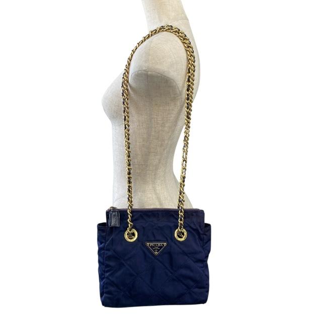 PRADA（プラダ） ショルダーバッグ チェーンバッグ ダブルチェーン