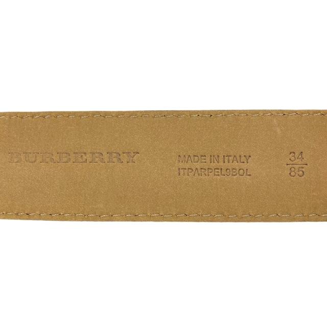 BURBERRY チェック柄 ベルト 34/85 BURBERRY バーバリー チェック柄 ベルト アクセサリー 小物