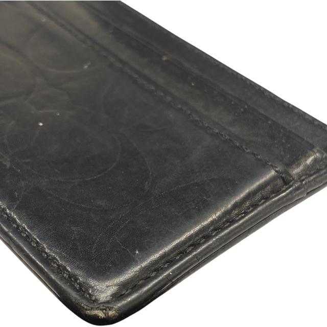 COACH（コーチ） カードケース パスケース コンパクト レザー ブラック