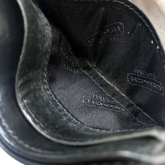 【新品未使用】COACHコーチ★コインケース★カードケース★パスケース★ブラック コーチ COACH 財布 メンズ カードケース コインケース IDケース